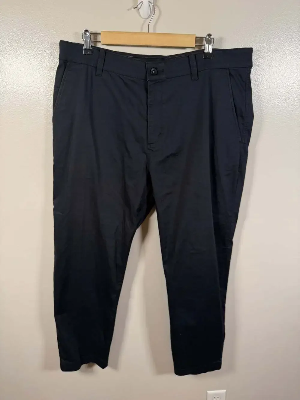Nike Men's Velocity Dri-FIT Golf Pant Size 38x29 Black Chino Flat Front Work